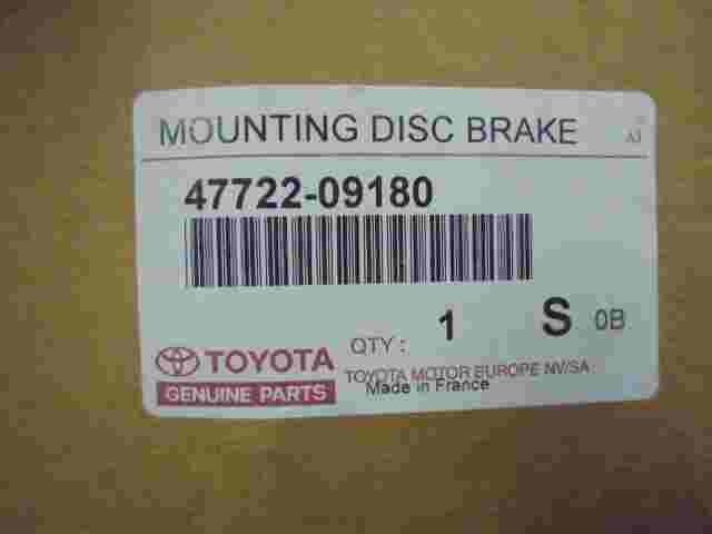 Mounting Front Disc Brake Toyota Auris Avensis 4772209180 47722-09180
