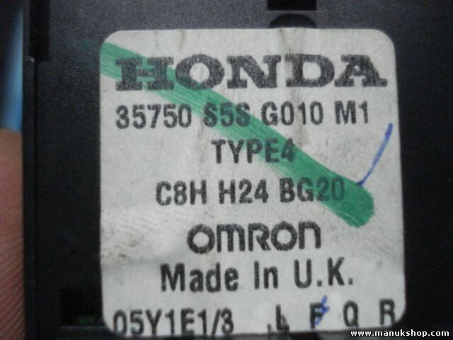 Fensterheber schalter Honda Civic 1.4 C8HH24BG20 35750S5SG010M1 TYPE4 83595S5