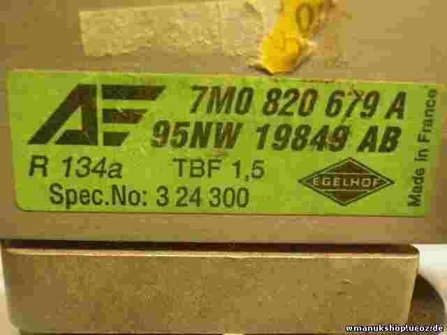 Klimaanlage Verdampfer Sharan Alhambra Galaxy 7M0820091B 7M0820679A 95NW19849AB