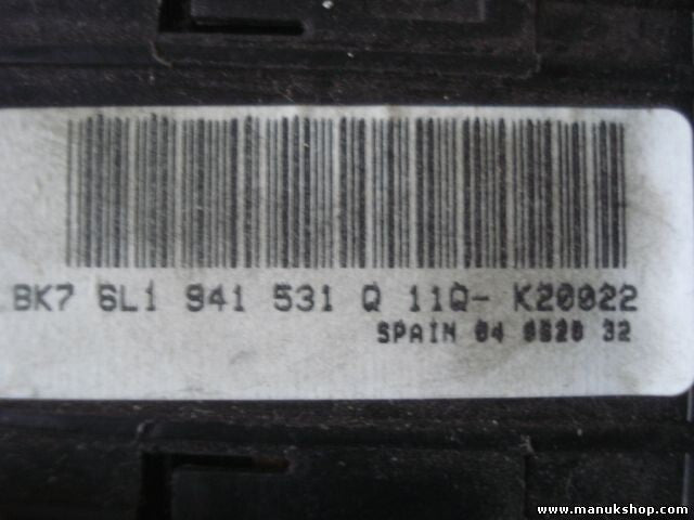 Lichtschalter Seat Ibiza 6L1941531Q 6L1 941 531 Q