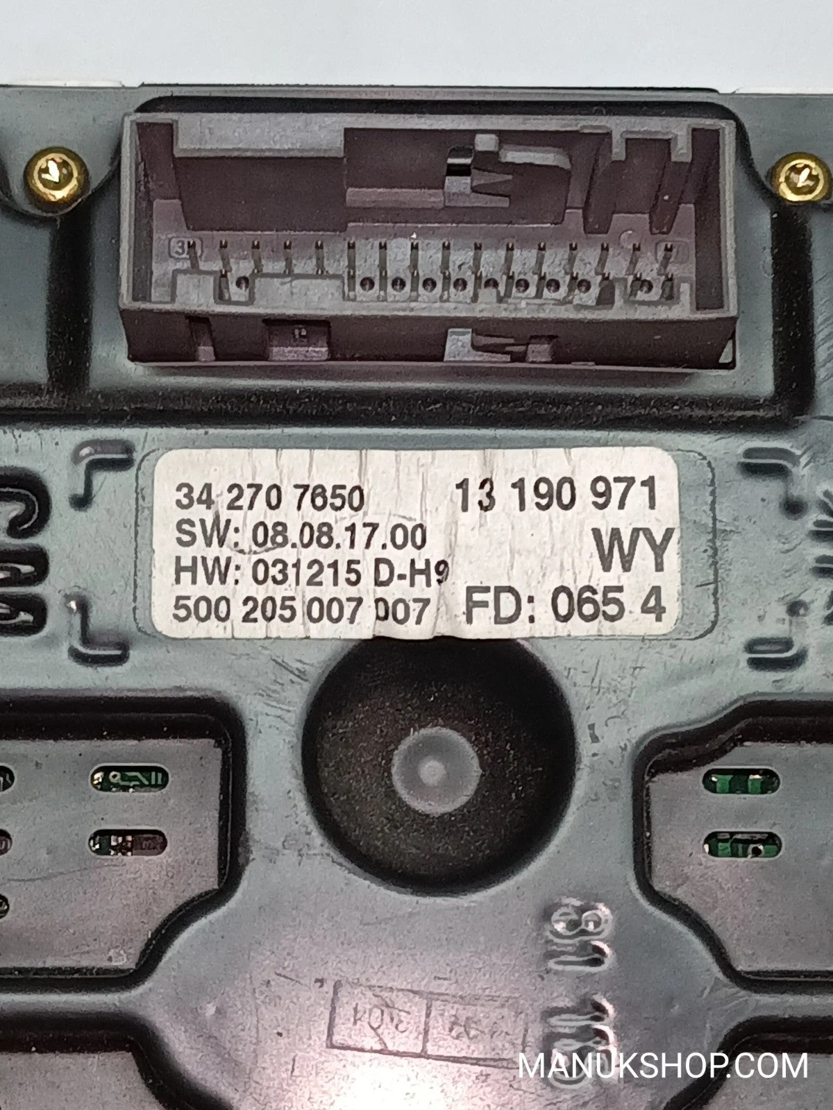 Bordcomputer Opel 342707650 34 270 7650 13190971 SW 08.08.14.07 HW 031215 D-H9