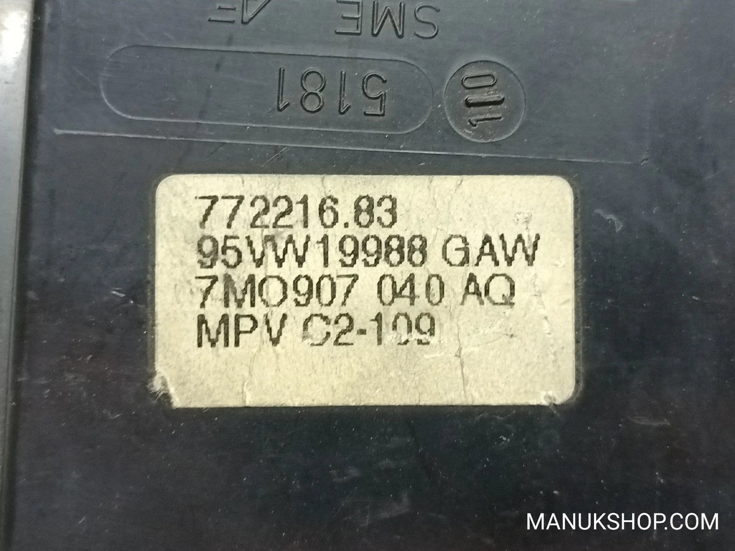 Klimabedienteil VW Sharan 95VW19988GAW 95VW19988 GAW 7M0907040AQ 77221683