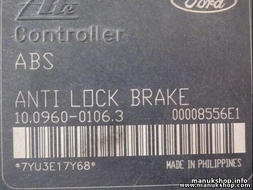 ABS Steuergerät Ford Fiesta 5 00008556E1 ATE 10.0960-0106.3 10096001063