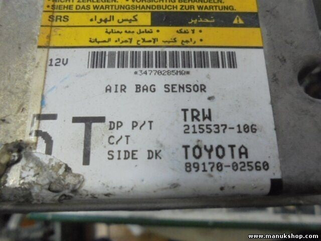 Airbagsensor Airbagsteuergerät Toyota Auris E15 8917002560 89170-02560 215537106