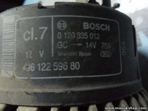Lichtmaschine Suzuki Citroën Jumpy ZX Fiat Scudo Peugeot Expert BOSCH 0120335012