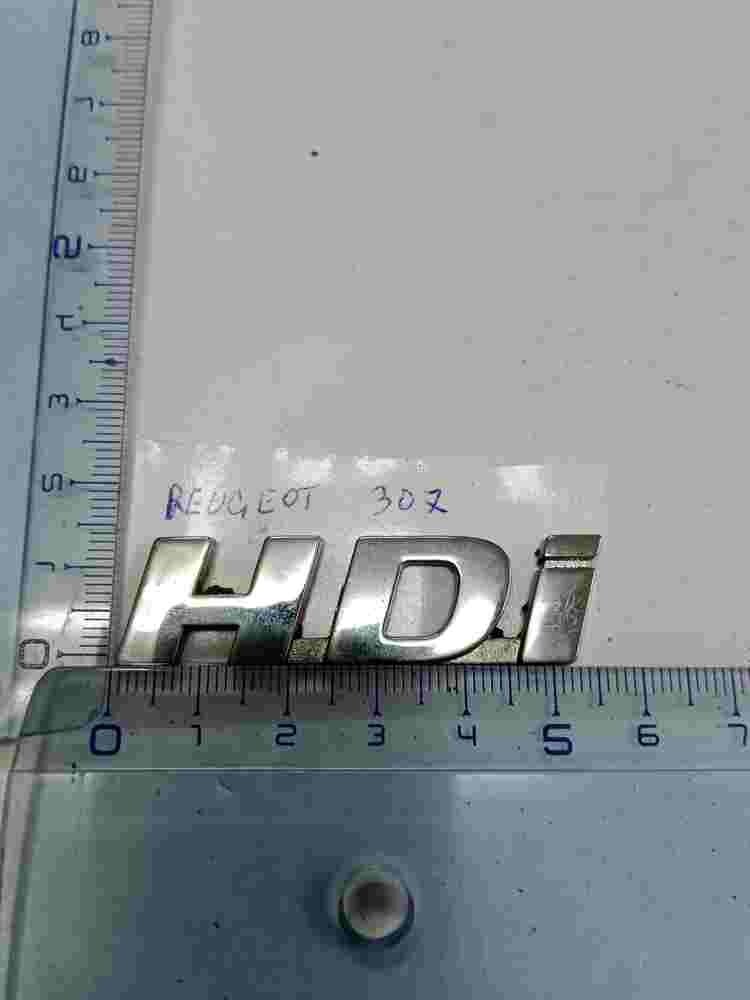 Emblem Peugeot 307 407 607 HDI 5.2cm.