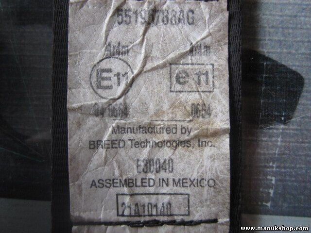 Sicherheitsgurt Gurt Jeep Grand Cherokee II 4.7 V8 21A10140 55196788AG E30040