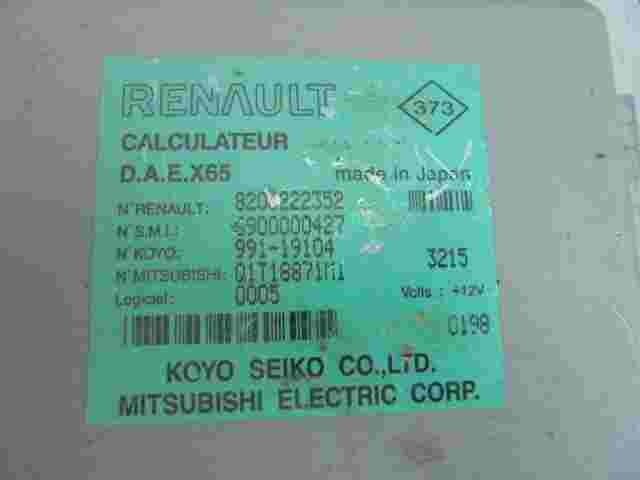 Steuerung servolenkung Renault Clio 8200222352 6900000427 991-19104 Q1T18871M1