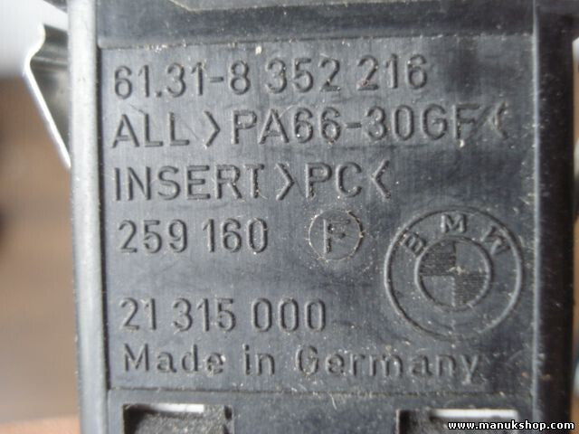 Schalter Tachobeleuchtung BMW E38 61318352216 21315000 8352216