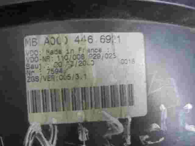 Schrittmotor Tacho Mercedes Sprinter A0004466921 A000 446 6921 VDO 110008929023