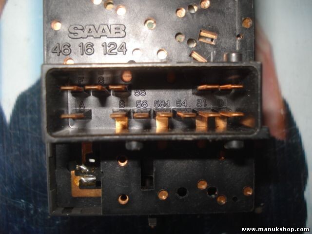 Lichtschalter Saab 9-5 Kombi (YS3E) 4616124 46 16 124 758173
