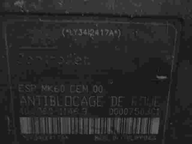 Steuergerät ABS Citroen C5 00007503C1 ATE 10096011463 10.0960-1146.3