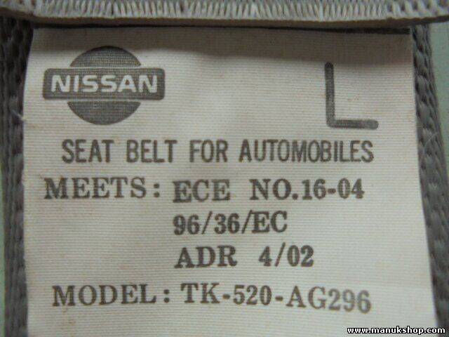 Sicherheitsgurt Gurt Nissan Navara Pick-up D22 TK520AG296 TK-520-AG296