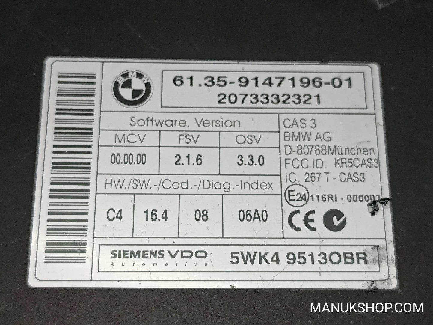 Steuergerät Zentralverriegelung BMW E81 E87 6135914719601 5WK495130BR 267TCAS3