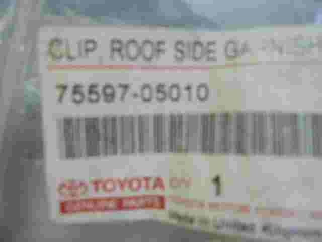 Clip Roof Side Garnish Toyota Corolla Avensis II 7559705010 75597-05010