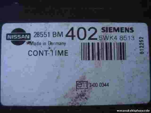 Steuergerät Zentralverriegelung Nissan Almera 3 N16 28551BM402 SIEMENS 5WK48513