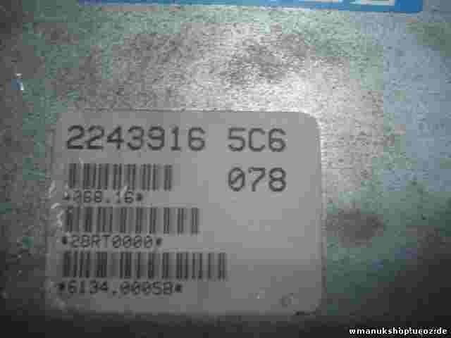 Motorsteuergerät BMW E30 E34 2242212 2 242 212 2243916 5C6 BOSCH 0281001122