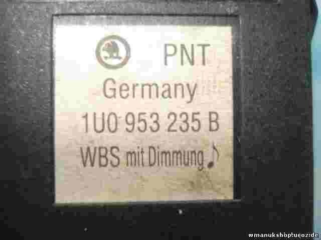 Warnblinkschalter Skoda Octavia Combi 1U0 953 235 B 1U0953235B 1UO953235B