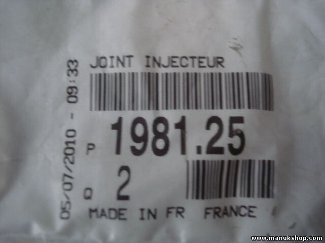 Düse Dichtung Citroen Peugeot 198125 1981.25