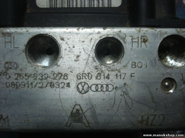 ABS Hydraulikblock Skoda Fabia 2 6RO614117F BOSCH 0265232276 0265800816