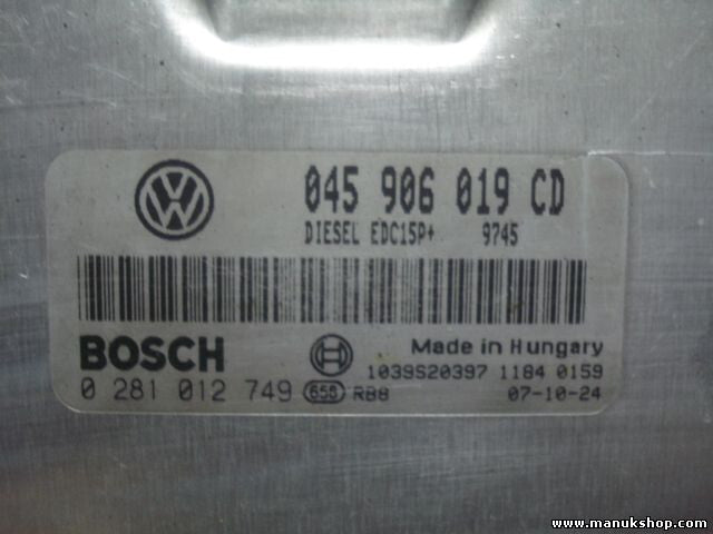 Motorsteuergerät Skoda Fabia VW Polo Seat Ibiza 1.4 TDI 045906019CD 0281012749