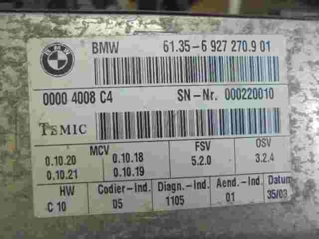 Sitzsteuermodul Steuergerät BMW E60 E61 61356927270901 Temic 00004008C4