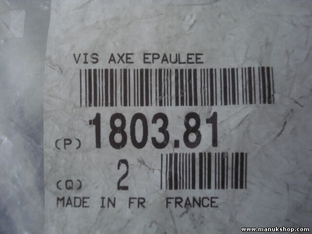 Abgesetzte Schraubenachse Citroen Peugeot 180381 1803.81