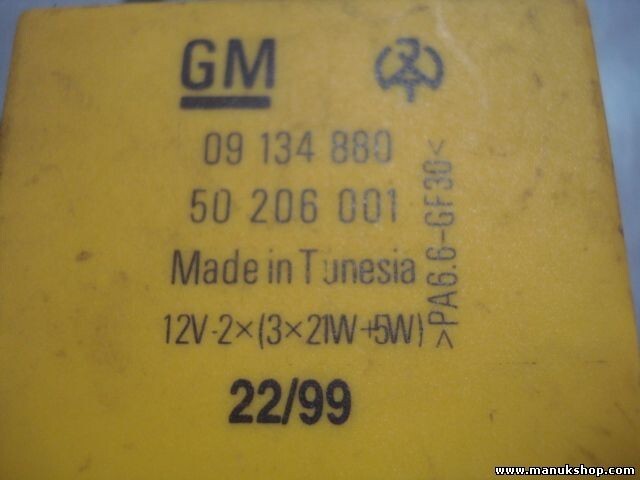 Relais Blinker Opel Astra G Vectra B 1998-2005 09 134 880 09134880 50206001