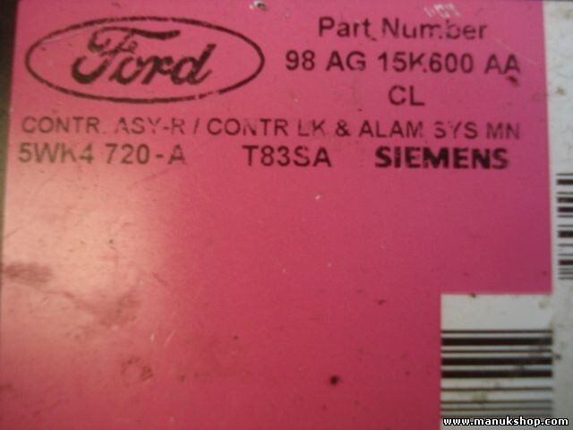 Komfortsteuergerät KSG Ford Focus Mondeo 98 AG 15K600 AA 98AG15K600AA 5WK4720A