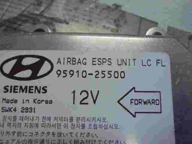 Airbagsensor Airbagsteuergerät Hyundai Santa Fe 9591025500 SIEMENS 5WK42931