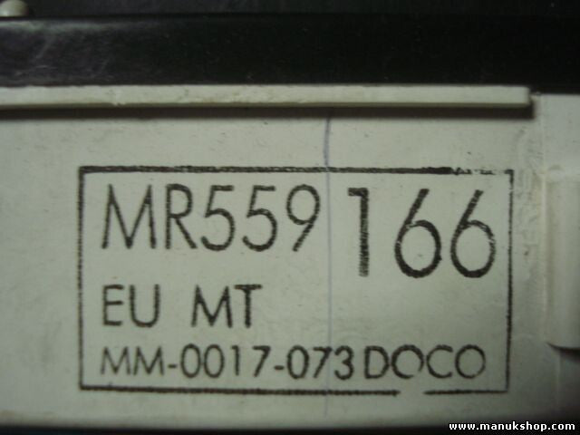 Kombiinstrument Tacho Mitsubishi L200 III Pick-Up 2,5D 85/115 K60T 4D56T