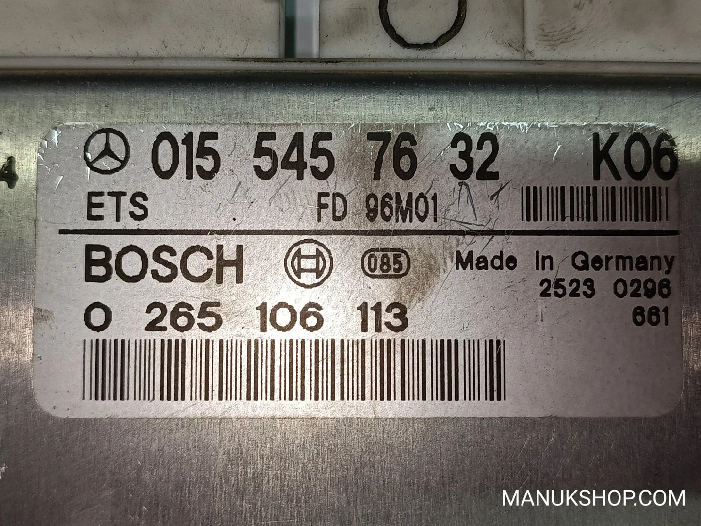 Steuergerät Mercedes-Benz W210 0155457632 K06 FD96M01 BOSCH 0265106113