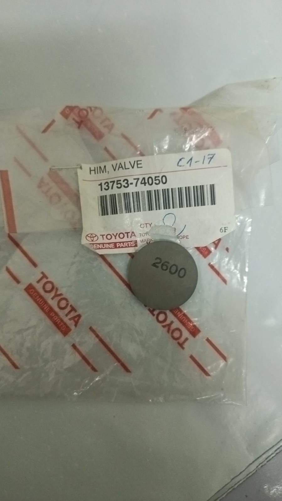 Shim Valve Toyota Lexus RX 300 Corolla Avensis 1375374050 13753-74050