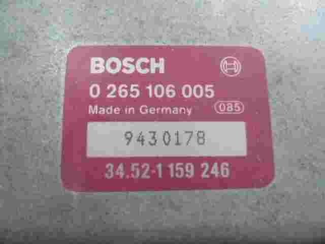 Steuergerät ABS BMW 7 E32 750I 34521159246 34.52-1 159 246 BOSCH 0265106005
