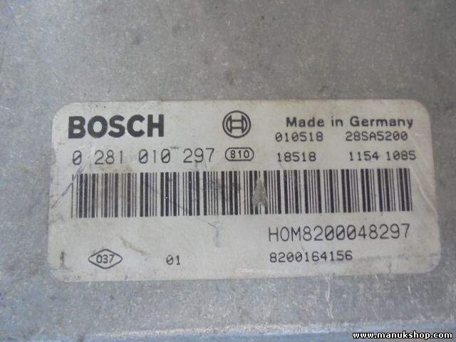 Motorsteuergerät Renault Laguna 8200164156 HOM8200048297 8200048297 0281010297