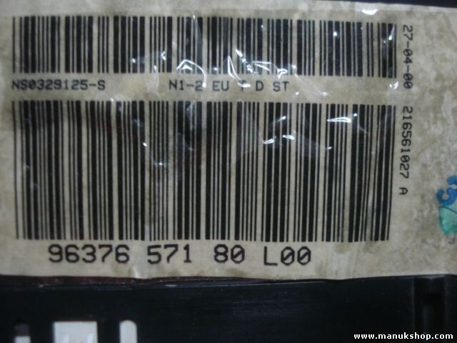 Kombiinstrument Tacho Citroen Xantia 9637657180L00 9637657180 L00 NS0329125-5