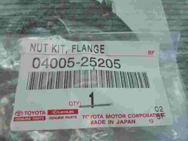Nut Kit Flange Toyota Lexus 0400525205 04005-25205