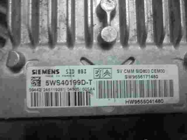 Motorsteuergerät Citroen C5 Peugeot 307 SW9656171480 HW9655041480 5WS40199D-T