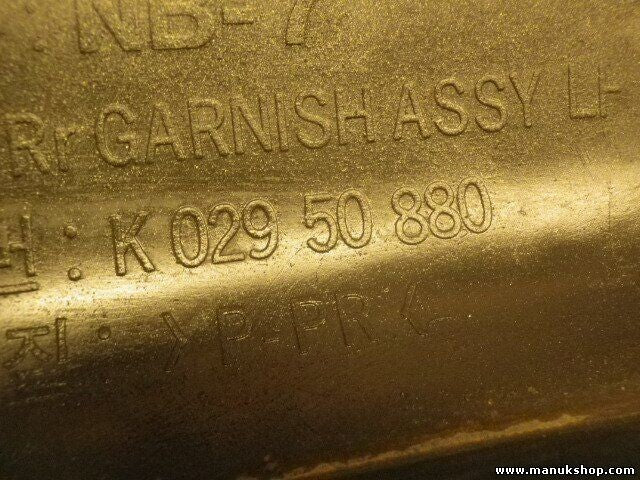 Leiste Zierleiste Kotflügel hinten links Kia Sportage 1998–2002 K02950880
