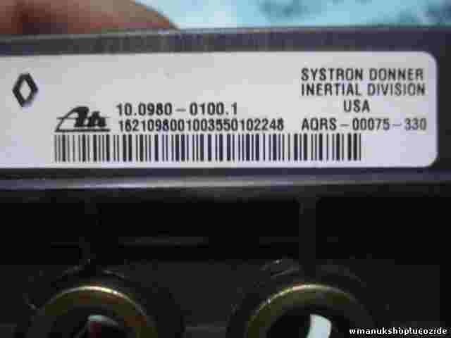 Drehratensensor ESP Laguna II 8200044501B 10098004422 AQRS-00075-330 P5VAXFAY1