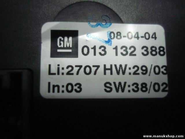Klimabedienteil Opel Meriva 013 132 388 013132388