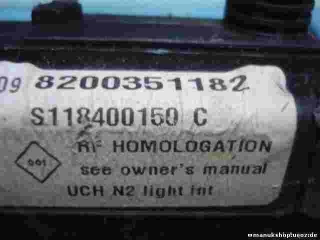 Sicherungskasten Renault Megane H2 8200351182 S118400150C