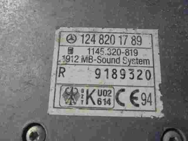 Verstarker Mercedes-Benz W124 E-Klasse 1248201789 1145320819 9189320