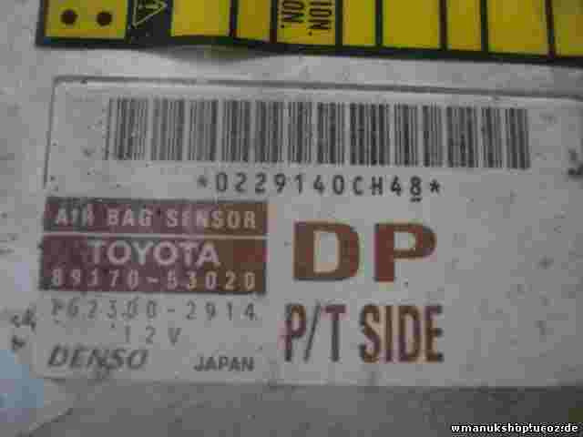 Airbagsensor Airbagsteuergerät Lexus IS200 Toyota 8917053020 1523002914