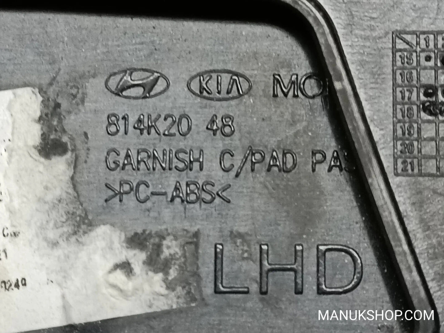 Lüftungsdüse Kia Niro 814K2048 814K20 48