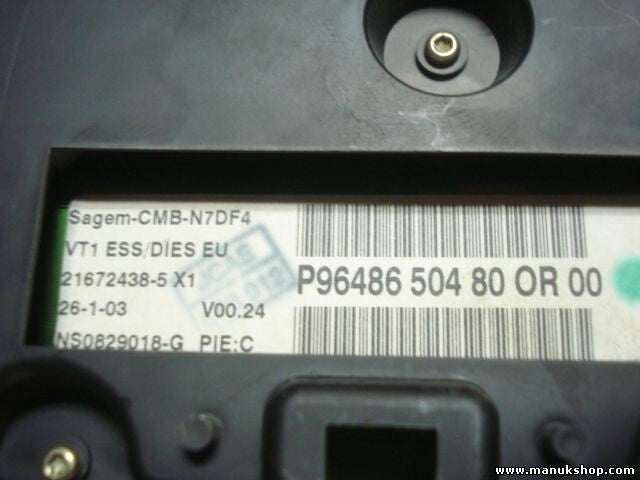 Kombiinstrument Tacho Citroen Xsara P96486 504 80 OR 00 P9648650480