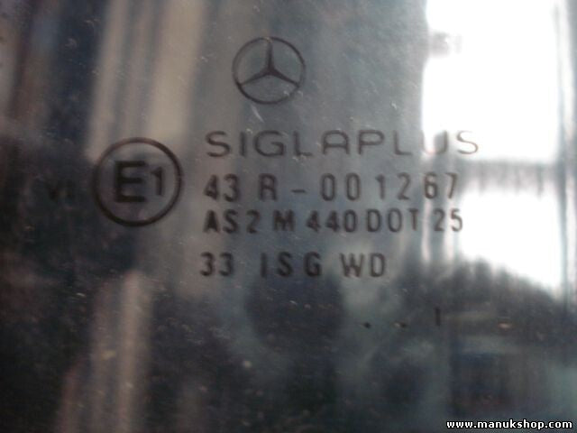 Dreieck Türscheibe Seitenscheibe hinten links Mercedes-Benz W140 43R-001267