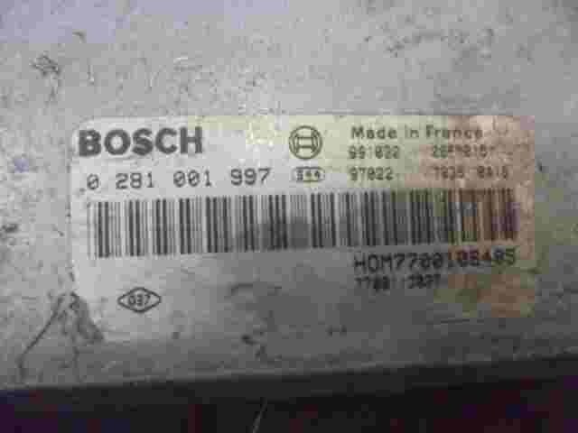 Motorsteuergerät Renault Laguna HOM7700106485 7700106485 7700113027 0281001997