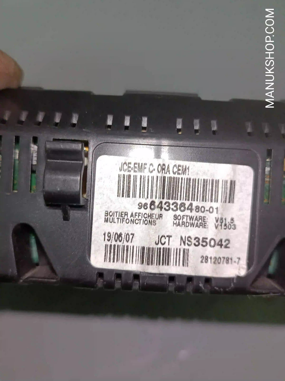 Bordcomputer Peugeot 308 966433648001 9664336480-01 JCT NS35042 281207817
