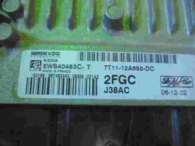 Motorsteuergerät Ford Transit 7T1112A650DC SIEMENS VDO SID206 5WS40483CT
